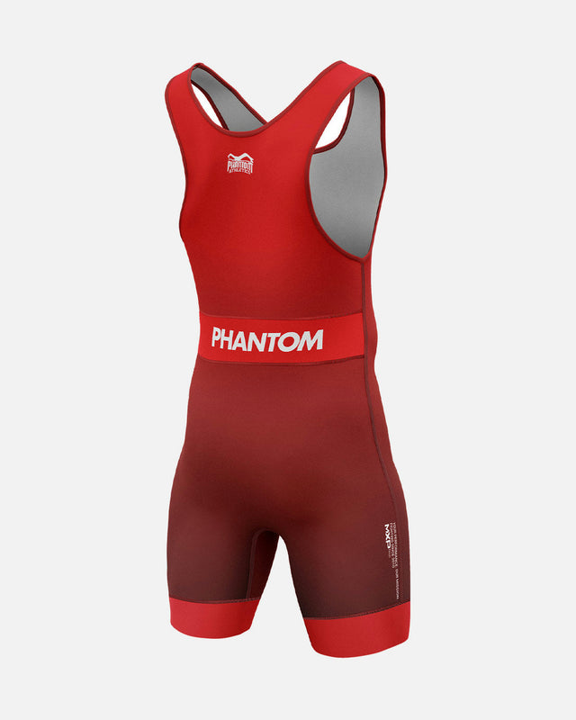 Maiou de lupte Phantom Athletics Apex – Roșu