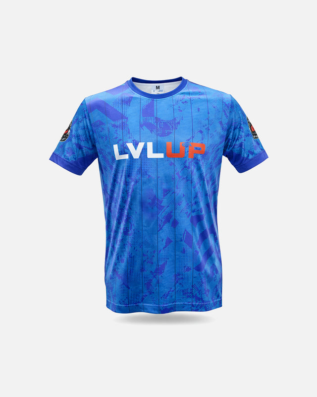 LVL UP Triko Stadium Tee – Modré