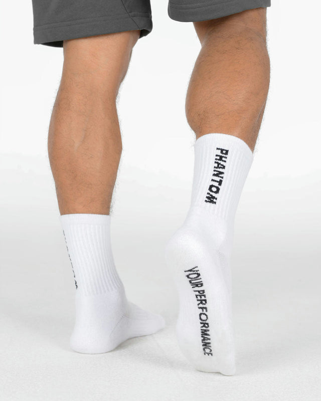 Phantom Athletics Performance Socks - White