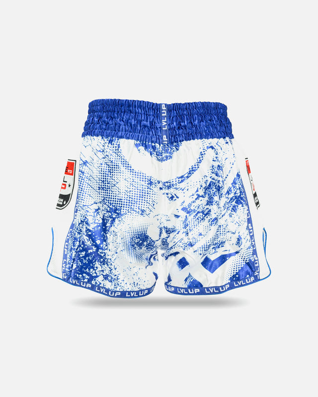 Spodenki Muay Thai LVL UP Stadium – Niebieskie