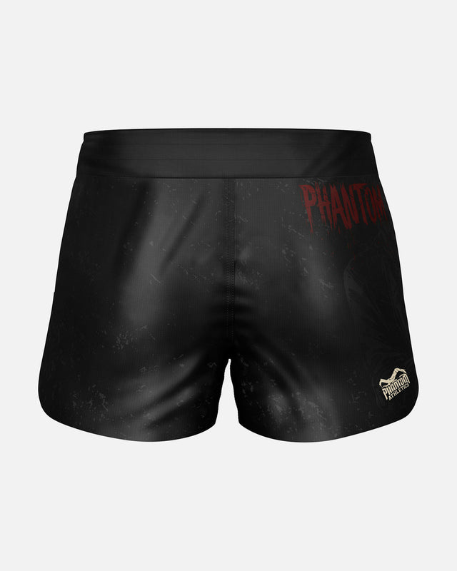 Pantalones de MMA Phantom Athletics Fusion-R Chainsaw – Negro/Gris/Rojo