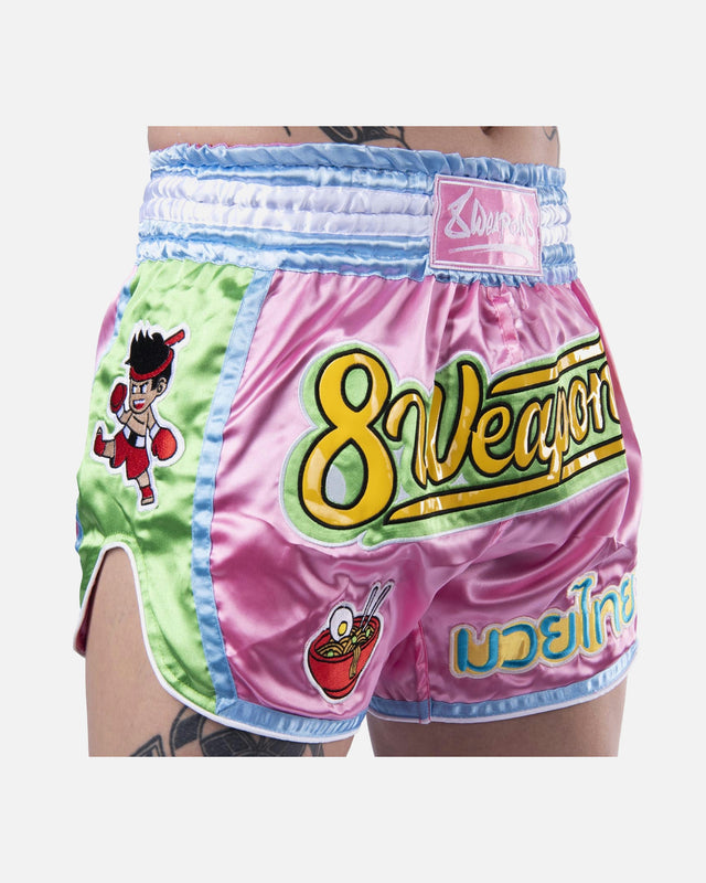 8 WEAPONS Muay Thai shorts Yummy - Lyserød