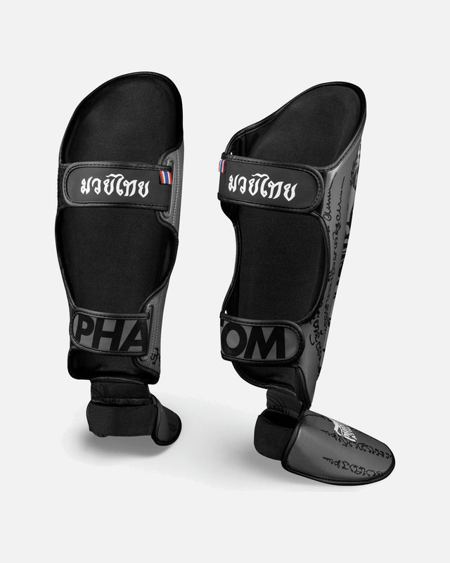 Phantom Athletics Shin Guards Muay Thai – Grey