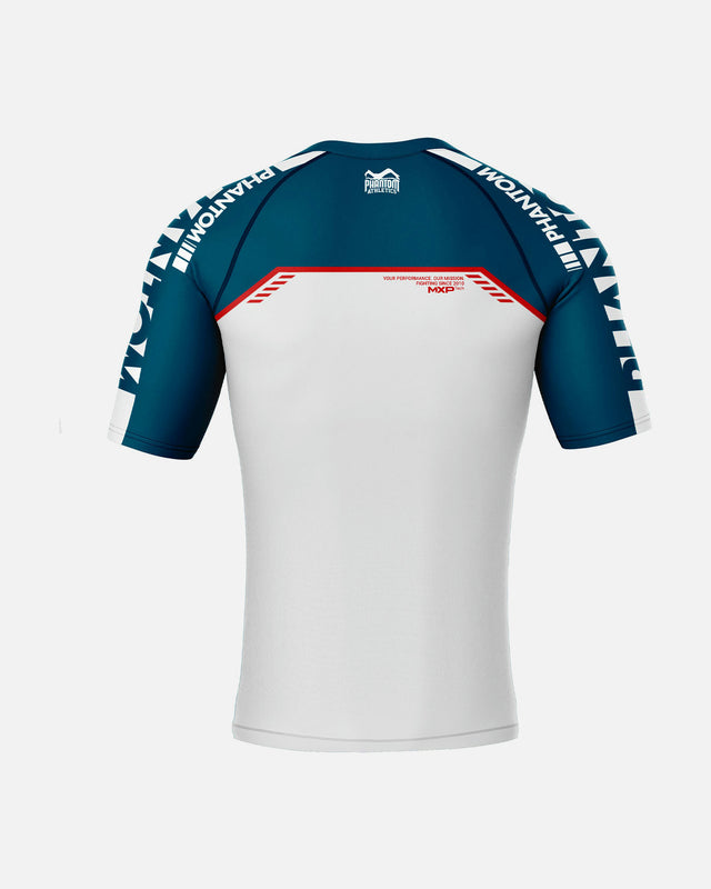 Phantom Athletics Rashguard EVO Apex Kurzarm – Blau