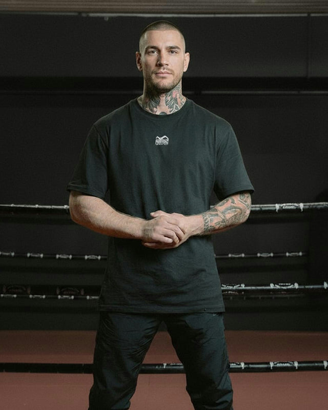 Phantom Athletics Trička Sparring Club Oversize Heavy – Černé