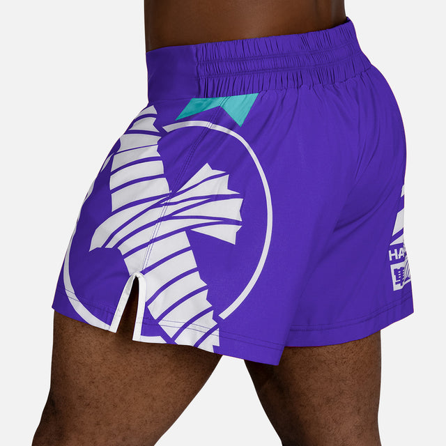 Calções de Muay Thai Hayabusa Icon – Roxo/Branco