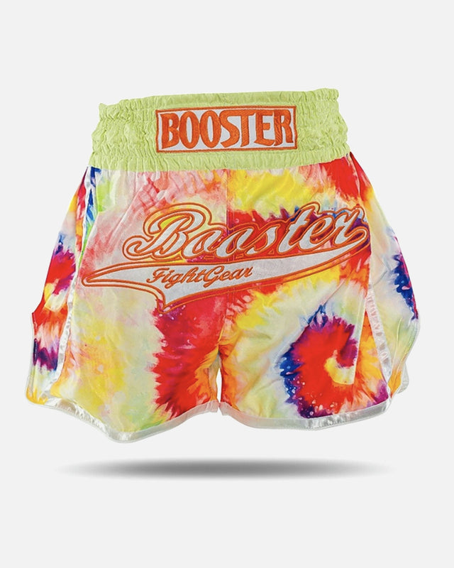 Booster Muay-Thai-Shorts TBT Swirl – Gelb