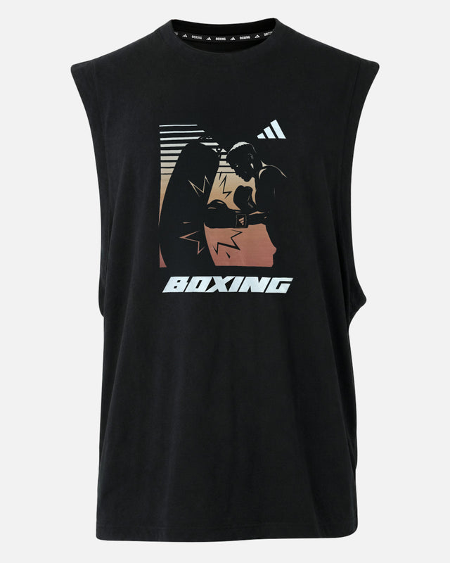 Adidas Boxing Graphic Line SL T-Shirt – Black