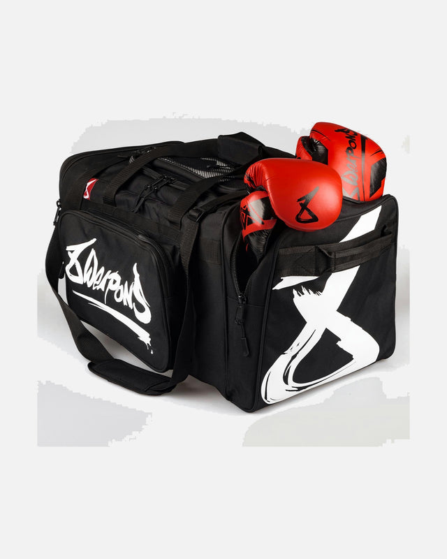 8 WEAPONS Gym bag BIG 8 – Black/White