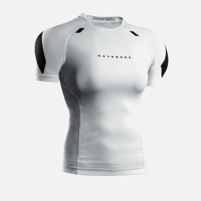 Rashguard Hayabusa Pro Ranked Maniche Corte Donna – Bianco