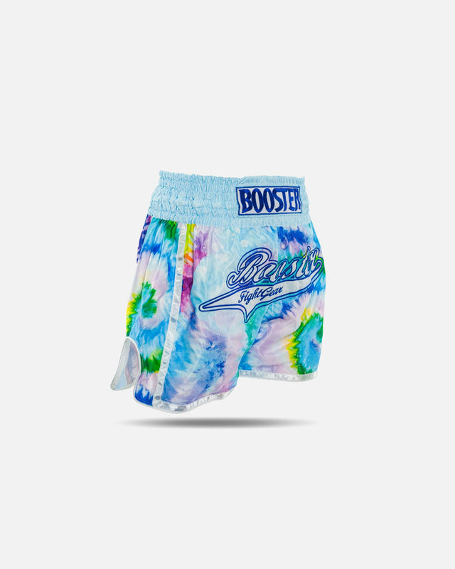 Booster Muay-Thai-Shorts TBT Swirl – Blau