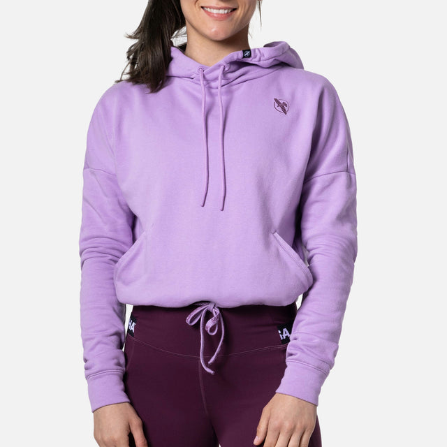 Hayabusa Hoodie Cozy Fleece til kvinder - Lavendel
