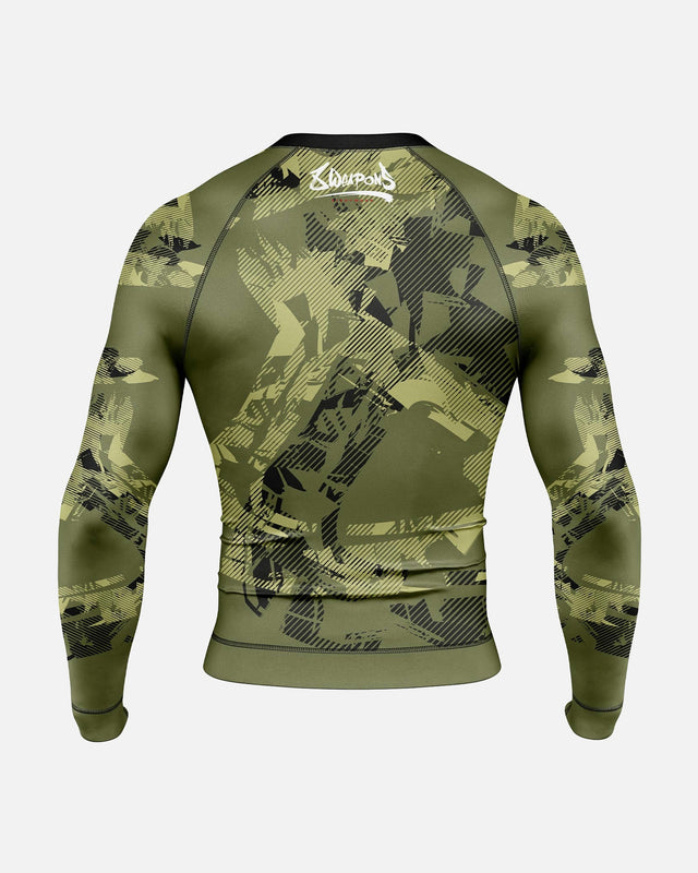 Rashguard 8 WEAPONS Hit 2.0 – Olive/Noir