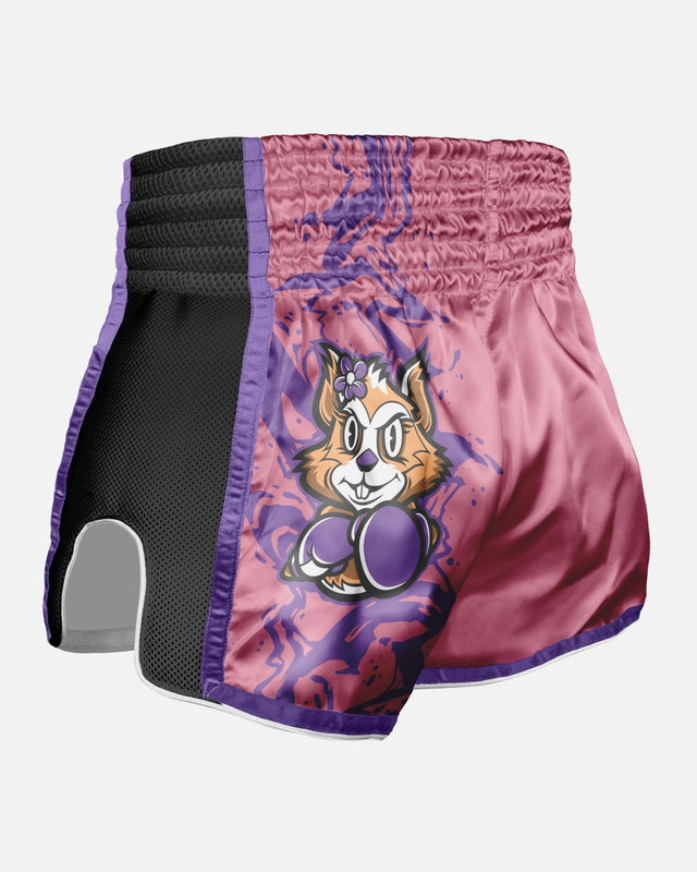 Pantaloni scurți Muay Thai 8 WEAPONS Jenny – Roz