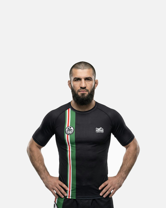 Rashguard Phantom Athletics Team Chechnya – Černá/Zelená