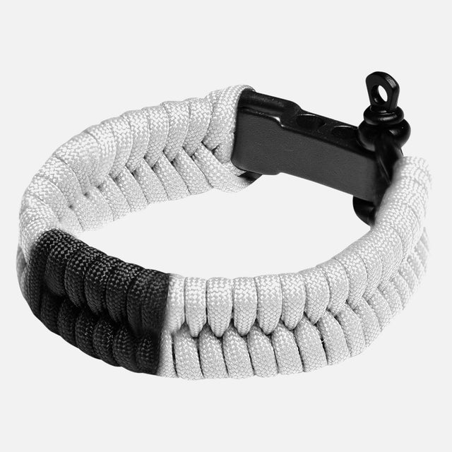 Pulseira de Jiu Jitsu Hayabusa Paracord – Branco