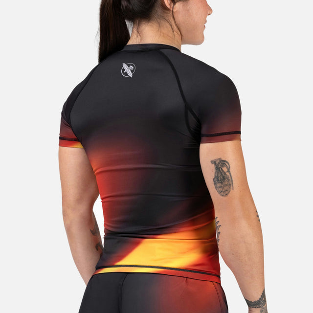 Hayabusa Rashguard Apex Nova Kurzarm Damen – Orange