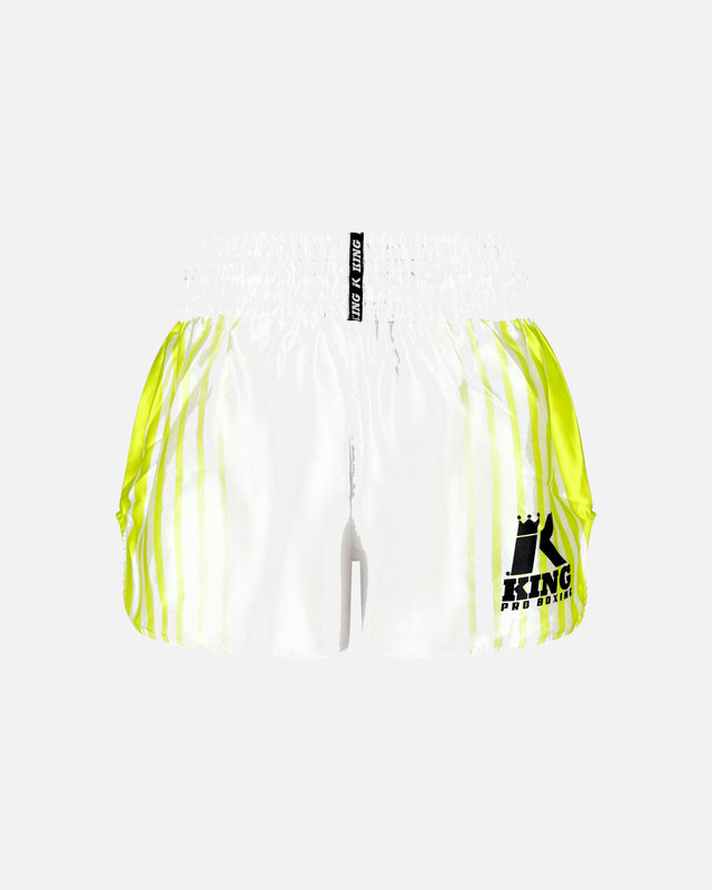 King Pro Boxing Muay Thai Shorts Bloodline - Weiß