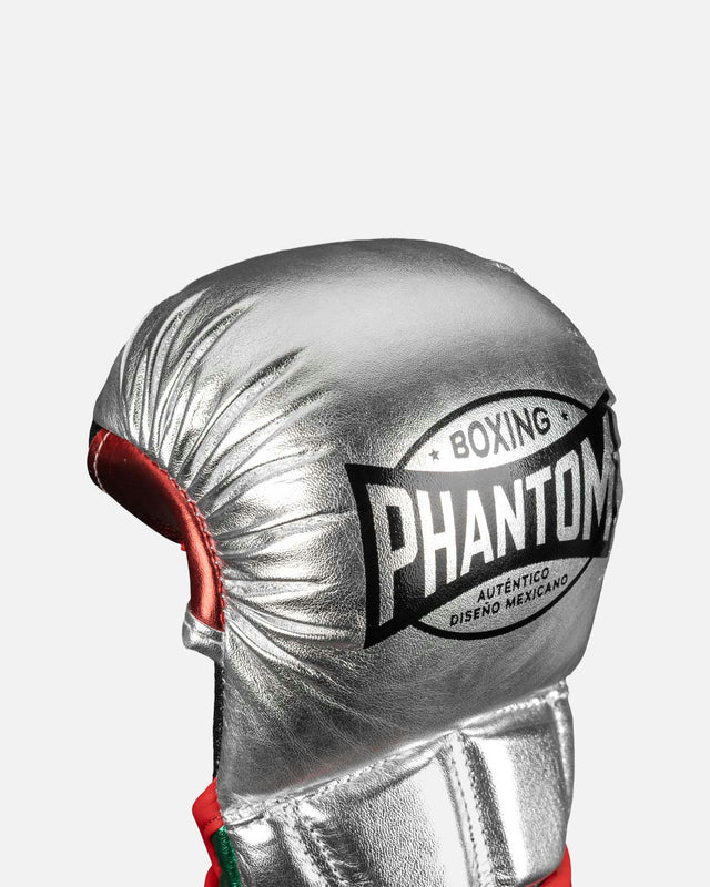 Guantes de MMA Phantom Athletics Mexico – Plata/Verde/Rojo