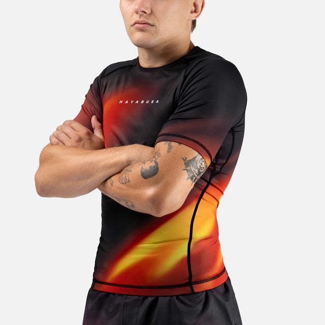 Rashguard Hayabusa Apex Nova Manga Curta – Laranja