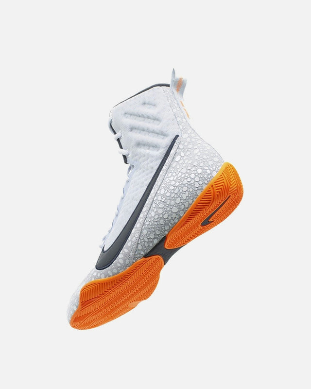 Boxerské boty Nike Machomai 3 SE – Stříbrné/Oranžové