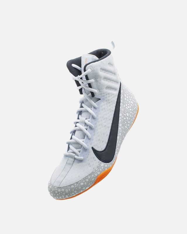 Boxerské boty Nike Machomai 3 SE – Stříbrné/Oranžové