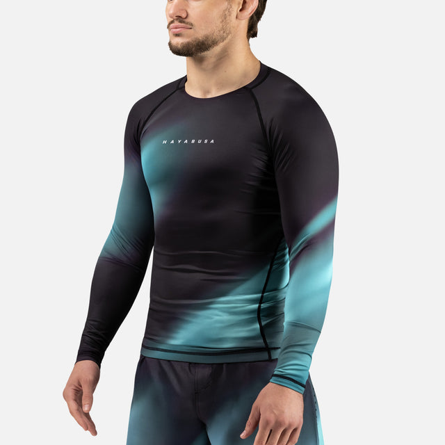Hayabusa Rashguard Apex Nova Lange Ärmel – Türkis