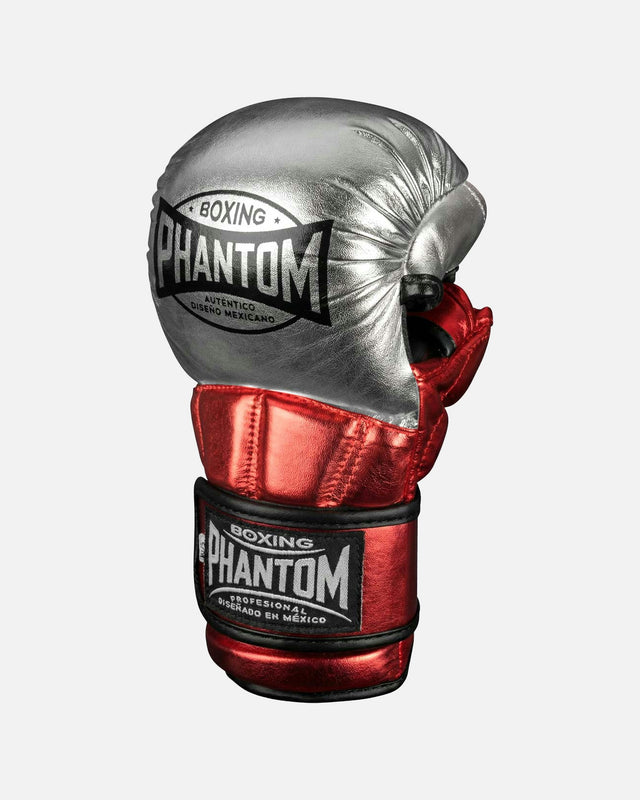 Phantom Athletics MMA-Handschuhe Mexico – Silber/Rot