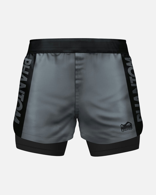 Pantaloncini a compressione Phantom Athletics Fusion 2in1 Apex – Blu