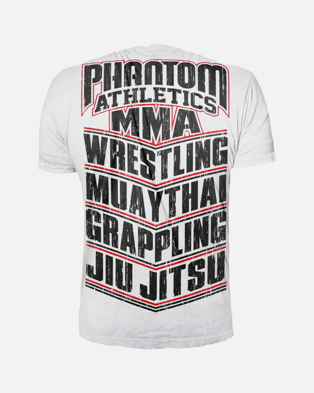 Phantom Athletics T-Shirt EVO MMA Sports - Hvid