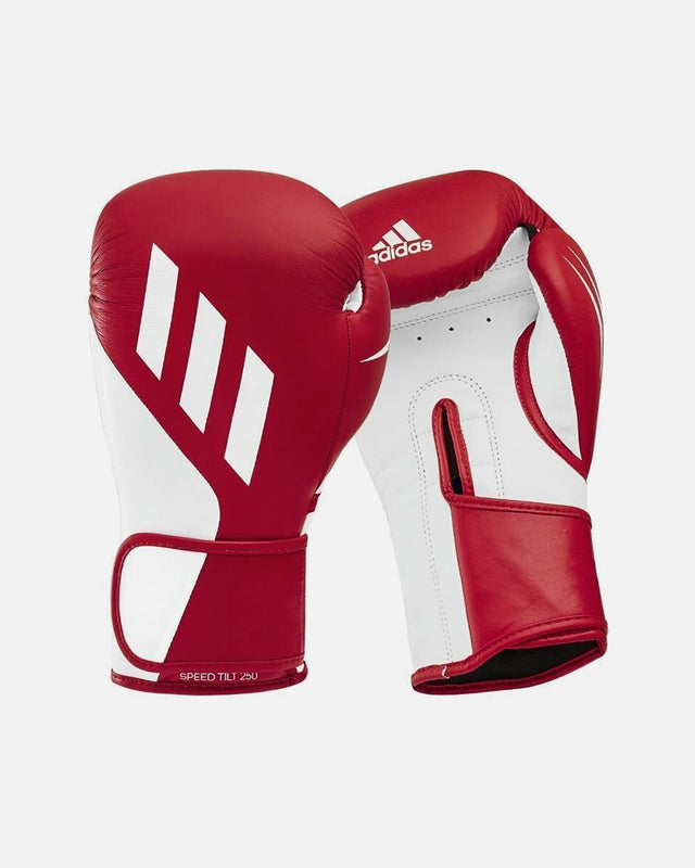 Gants de boxe Adidas Speed Tilt 250 – Rouge/Blanc