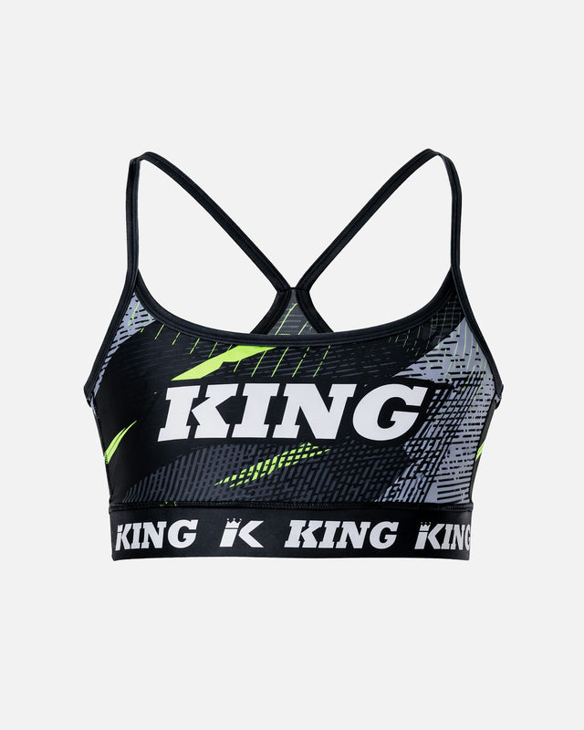 King Pro Boxing Sport Bh Shadow til kvinder - Sort