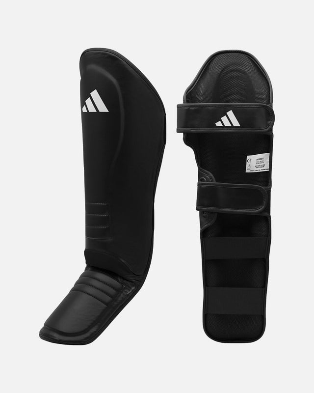 Chrániče holení Adidas Speed Thai Shin-n-Step – Černé/Bílé