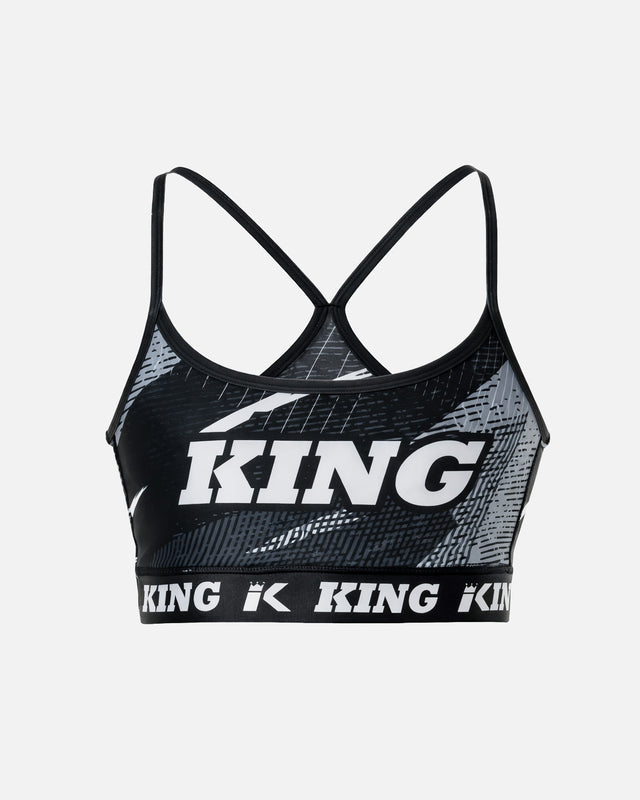 King Pro Boxing Sport Bh Shadow til kvinder - Sort