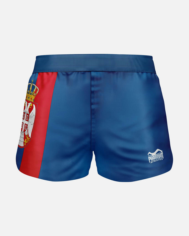 Pantaloncini MMA Phantom Athletics Fusion-R Team Serbia – Rosso/Bianco/Blu