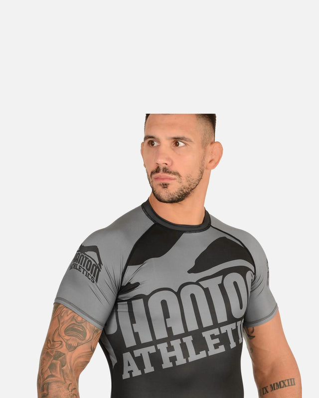 Rashguard Phantom Athletics Supporter – Černá/Šedá