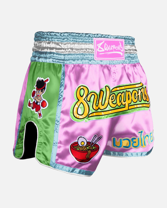 8 WEAPONS Muay Thai shorts Yummy - Lyserød