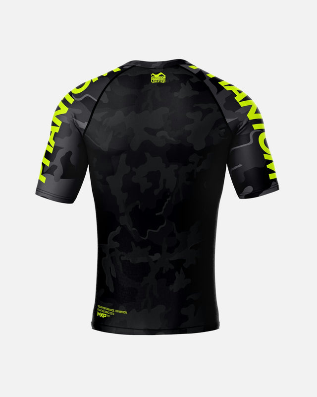 Phantom Athletics Rashguard EVO Neon – Černý/Neonový