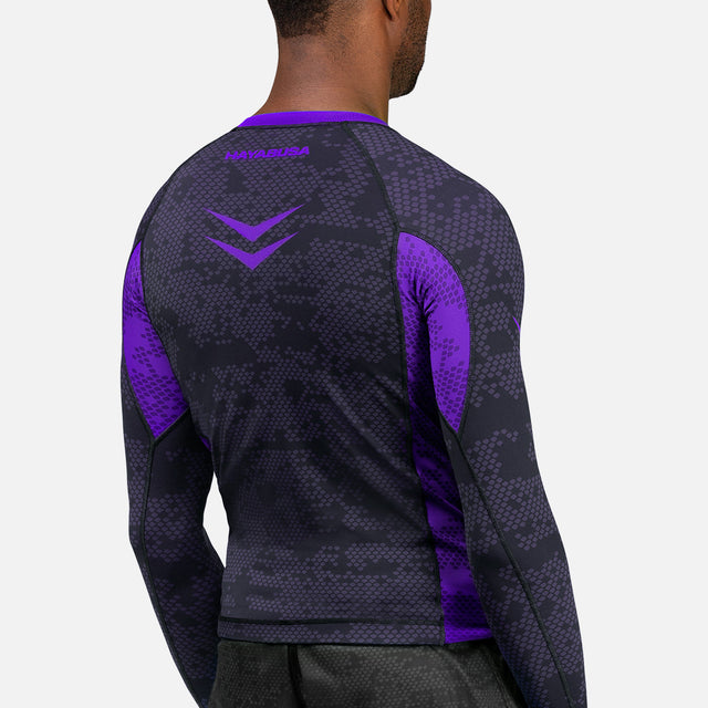 Rashguard Hayabusa Ranked Maniche Lunghe – Viola
