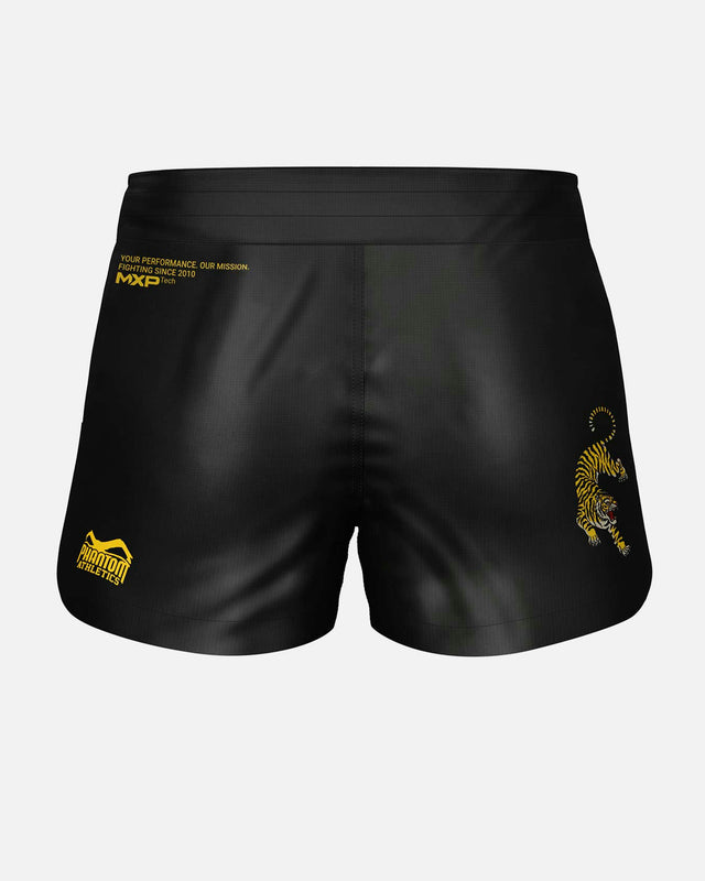 Shorts de MMA Phantom Athletics FUSION-R Tiger Domination – Orange/Noir