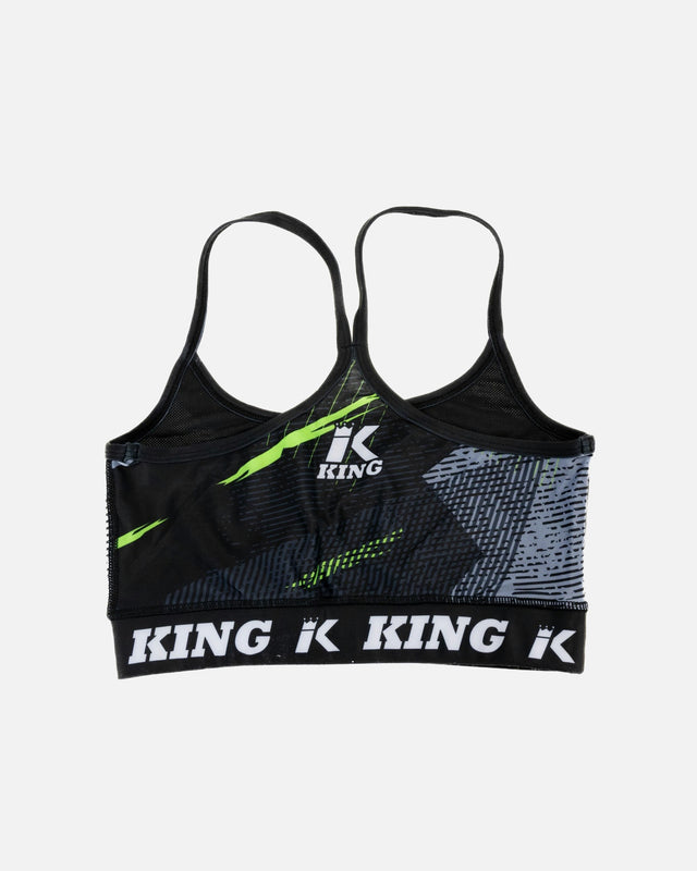King Pro Boxing Sport Bh Shadow til kvinder - Sort
