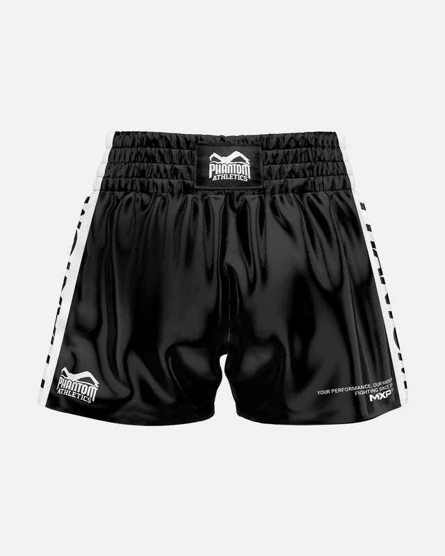 Pantalones de Muay Thai Phantom Athletics Apex – Negro/Blanco