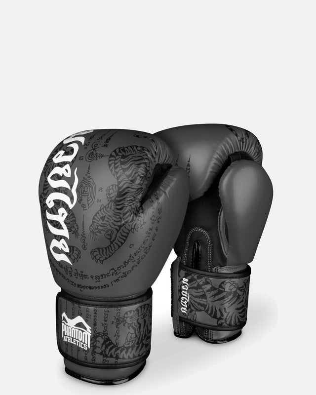 Guantoni da boxe Phantom Athletics Muay Thai – Grigio
