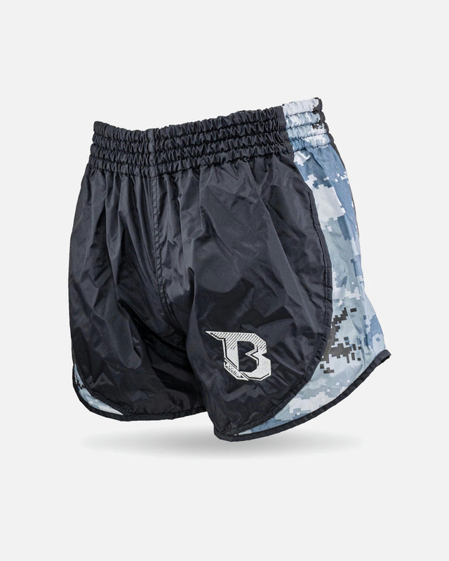 Calções de Muay Thai Booster Retro Hybrid – Cinzento