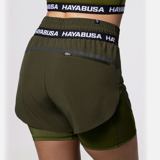 Hayabusa Træningsshorts til kvinder - Olivengrøn