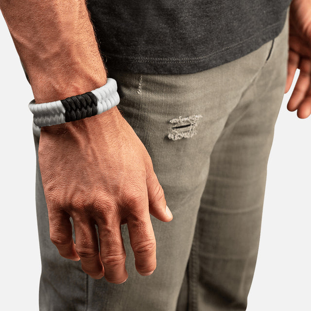 Pulseira de Jiu Jitsu Hayabusa Paracord – Branco
