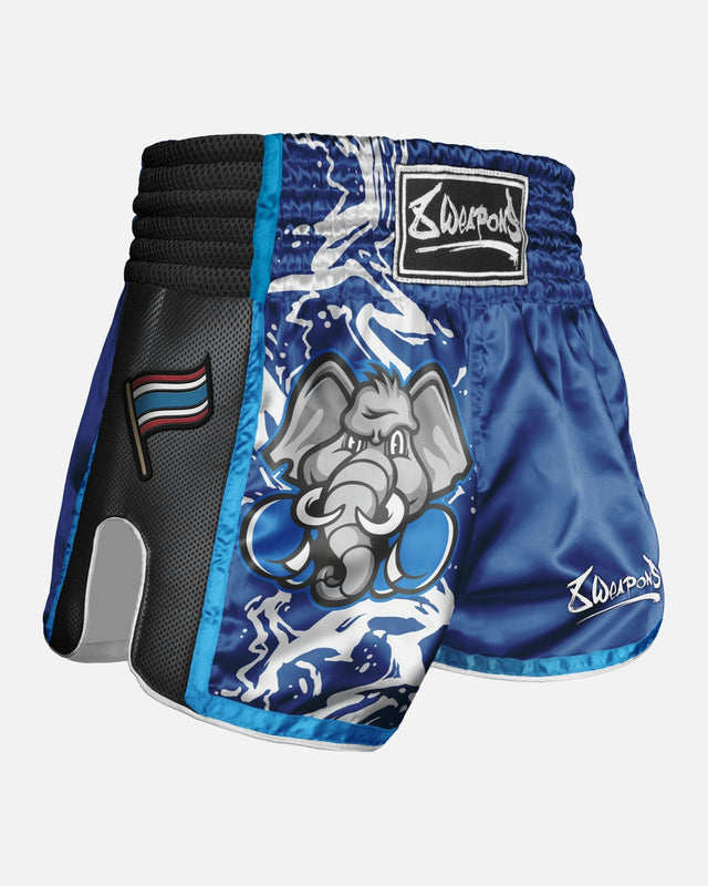 8 WEAPONS Muay Thai shorts Jipe – Blå