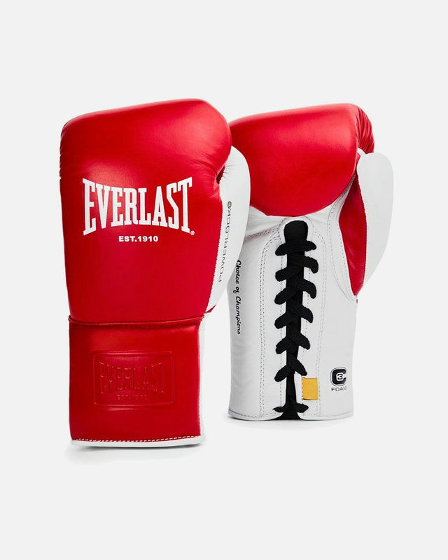 Everlast Boxningshandskar Powerlock OG Pro – Röd/Vit