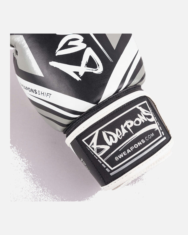 Luvas de boxe 8 WEAPONS Shift – Preto/Branco