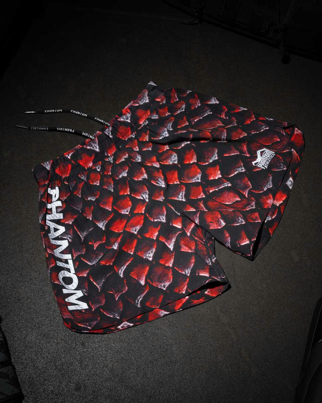 Shorts de MMA Phantom Athletics Fusion – Red Dragon